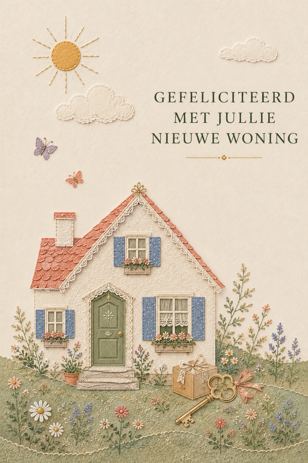 Gefeliciteerd nieuwe woning